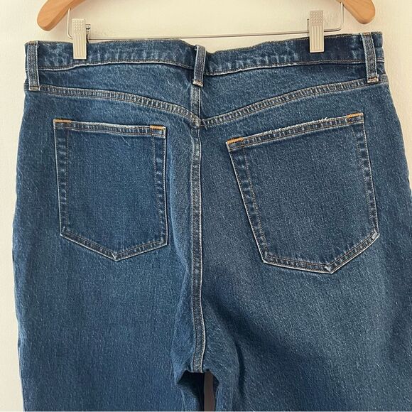 Abercrombie NWT 90s Straight Ultra High Rise Wash Size 33 Classic Denim - Picture 5 of 11